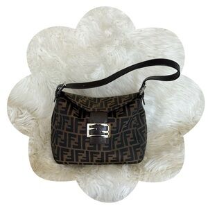 ✨🤎 Fendi 🤎✨ Zucca Double Flap Bag